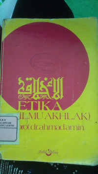 Image of Etika (Ilmu Akhlak)