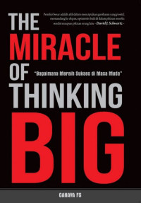 Image of The Miracle Of Thinking Big