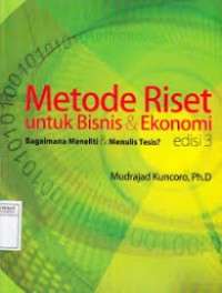 Metode Riset untuk Bisnis & Ekonomi