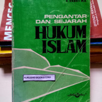 Image of Pengantar Dan Sejarah Hukum Islam