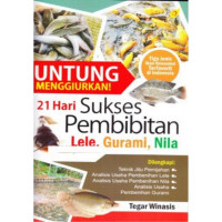 Untung Menggiurkan! 21 Hari Sukses  Pembibitan Lele, Gurami, Nila